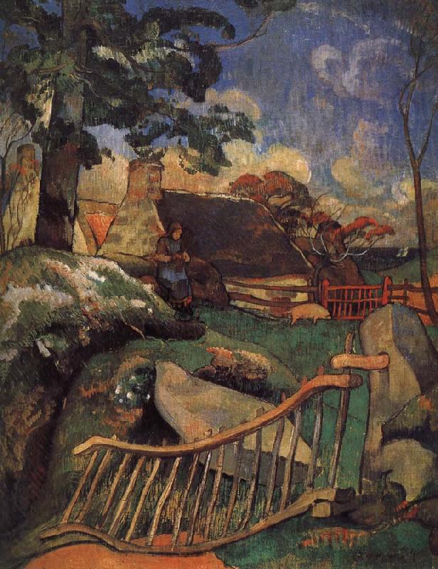 Paul Gauguin Fence Germany oil painting art